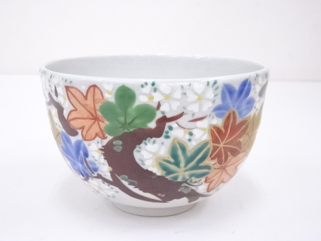 道具 ] - 道具 犬山焼 後藤陶逸造 色絵雲錦茶碗 | ネットショップ圭